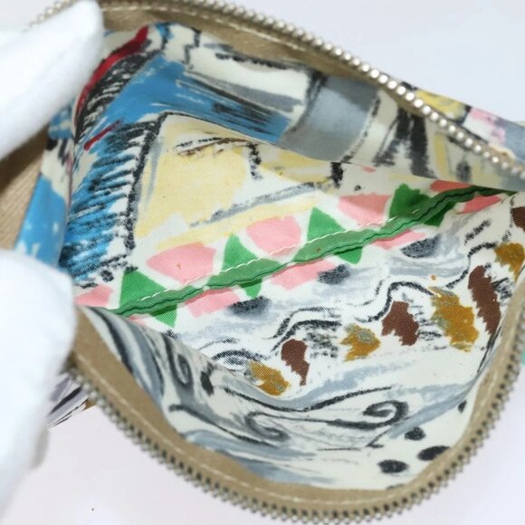 PRADA Tote Bag Vinyl Leather Clear Multicolor Silver - Picture 11 of 15